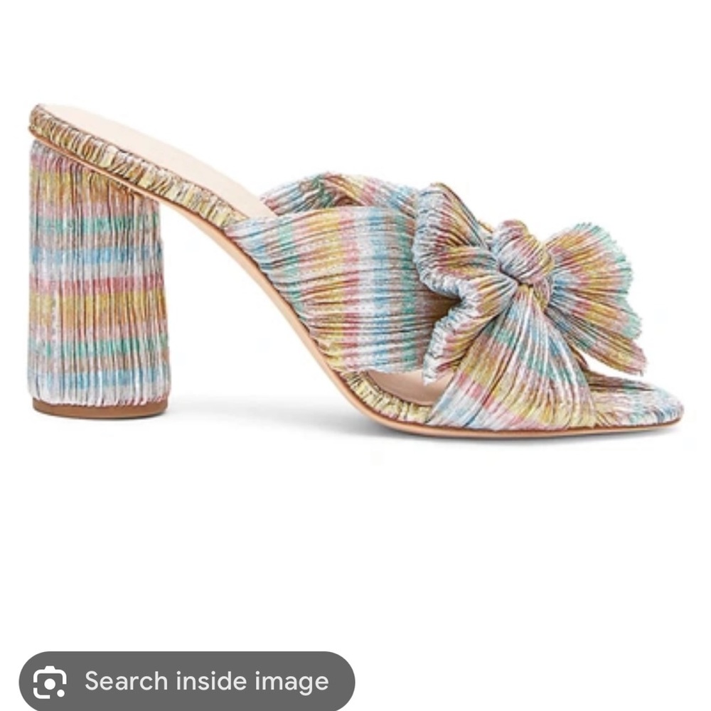 ✨GORGEOUS Loeffler Randall Penny Knotted Stripe Mules✨